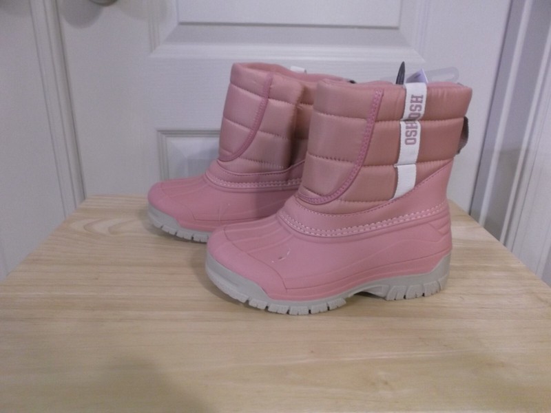 OSHKOSH B'GOSH TODDLER GIRLS SNOW BOOTS - SLIP-ON - SIZE 11 - NEW WITH TAGS
