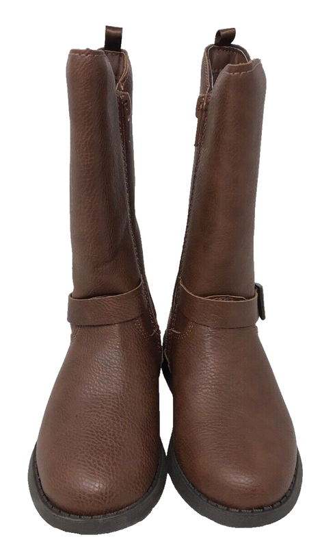 OshKosh B'gosh Toddlers Girl Lumi Mid-Calf Riding Boots Brown Size:8 97T