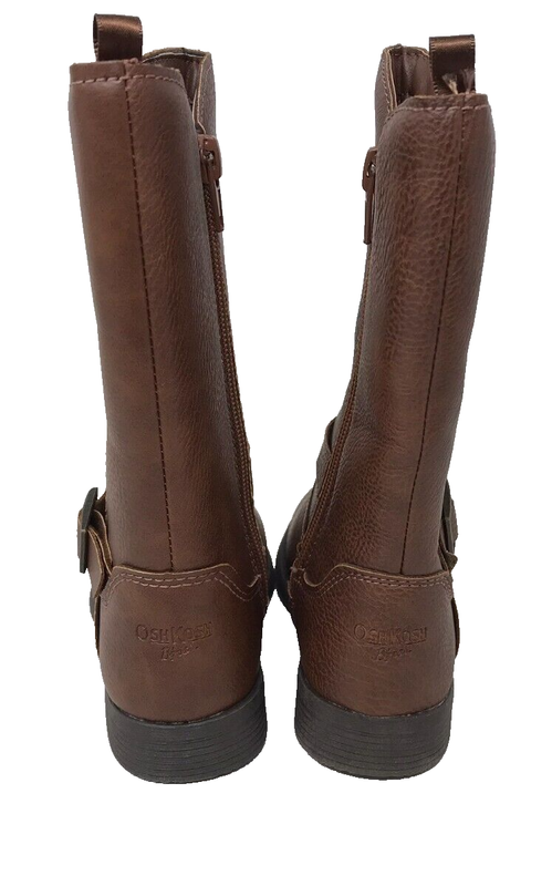 OshKosh B'gosh Toddlers Girl Lumi Mid-Calf Riding Boots Brown Size:8 97T