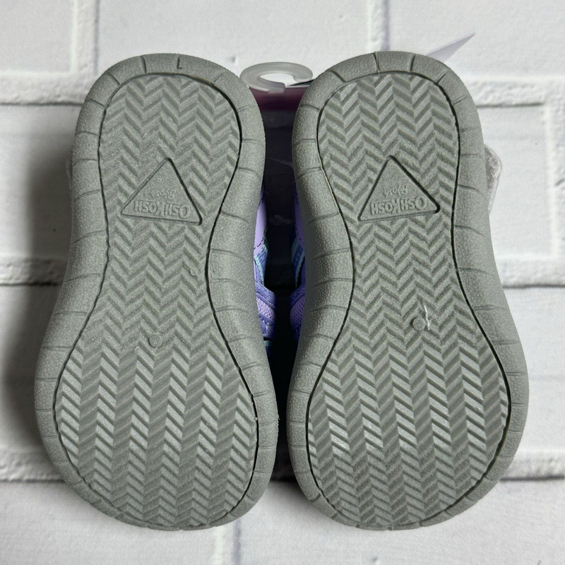 OshKosh Everplay Flexible Outsole Bump Toe Sandal Purple Lilac Toddler Size 5