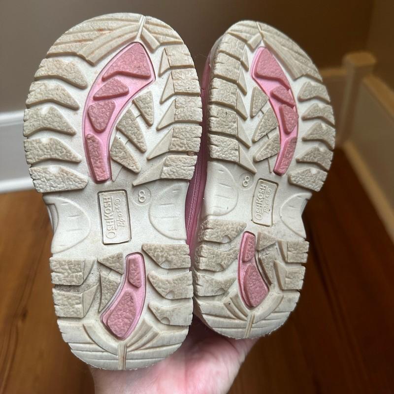 Oshkosh Pink Rubber Sole Lined Waterproof Snow Boot SIZE 8