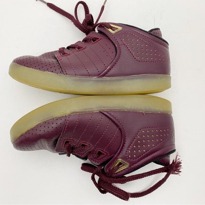 OSIRIS DV3 Burgundy Skate Shoes Sneakers - Youth Size 13