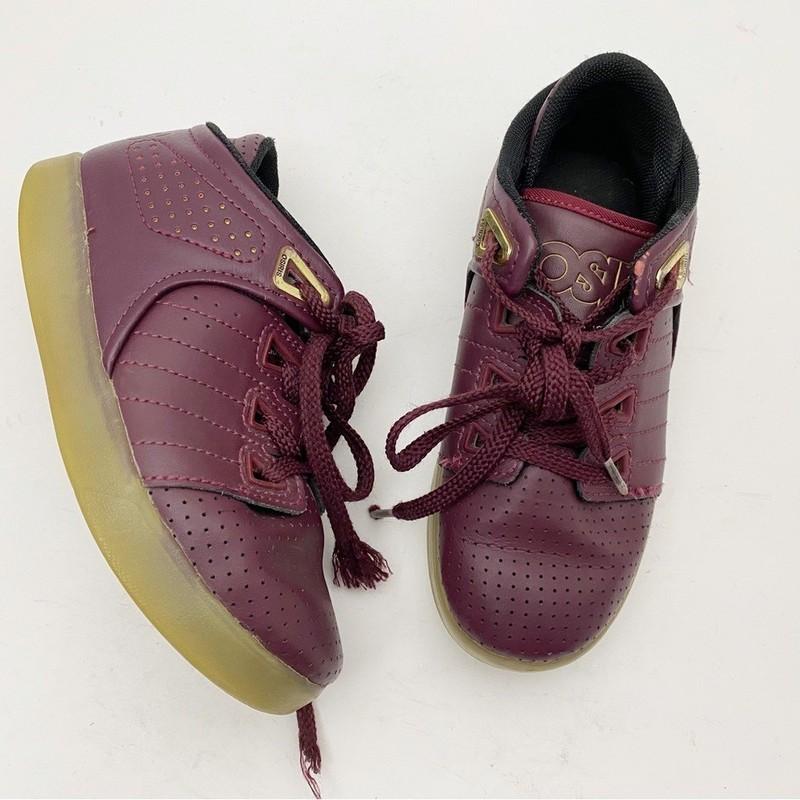 OSIRIS DV3 Burgundy Skate Shoes Sneakers - Youth Size 13