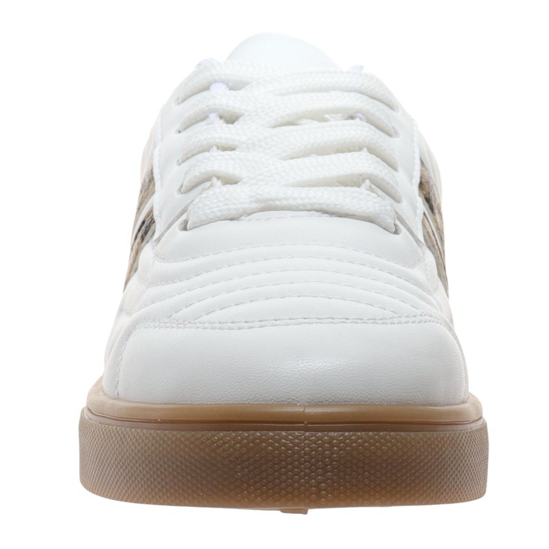 Outwoods Kids Fast-57 Lace Up Fashion Sneakers Leopard Print Combo