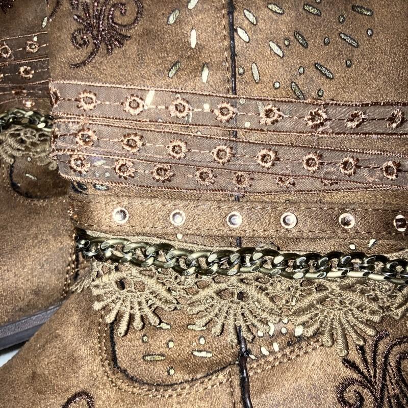 Paris Blues Cow Girl Boots Size 12