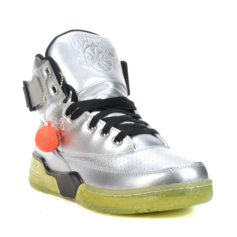 Patrick Ewing 33 HI Platinum/Black Basketball Shoes