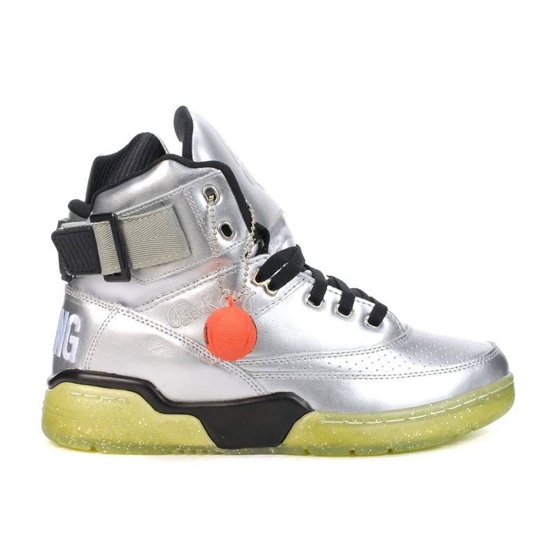 Patrick Ewing 33 HI Platinum/Black Basketball Shoes