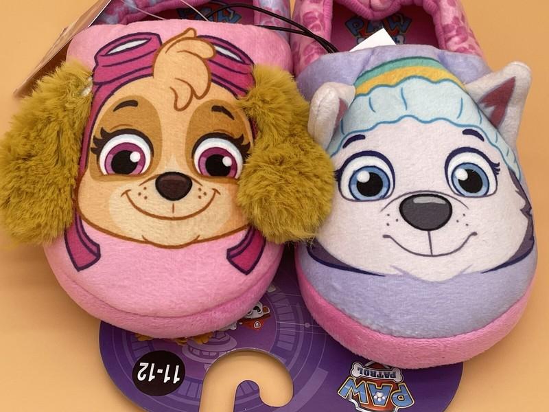 Paw Patrol Girl Slippers Shoes Skye Everest Size XL 11-12 New