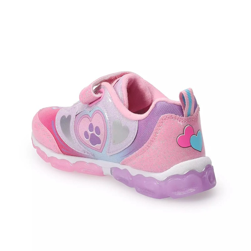 Paw Patrol Girls Light Up Sneakers Sizes: Toddler 6 7 8 9 10 11 12