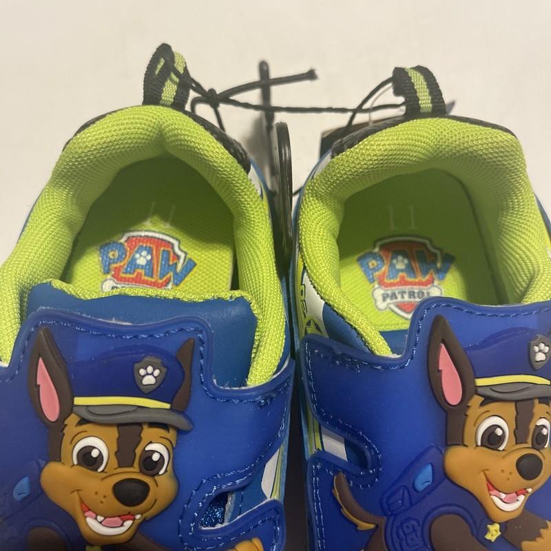 Paw Patrol Lightup Shoes Chase Boy's Sneakers Size 11