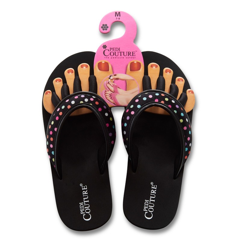 Pedi Couture Toe Separator Sandals for Women- Pedicure/Yoga sandal- Arch Support