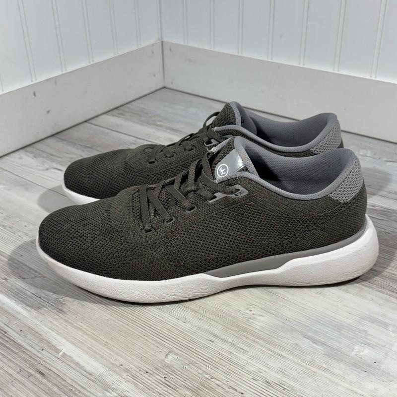 Peter Millar Glide V3 Shoes Men 9.5 Olive Leaf Knit Athletic Training Casual