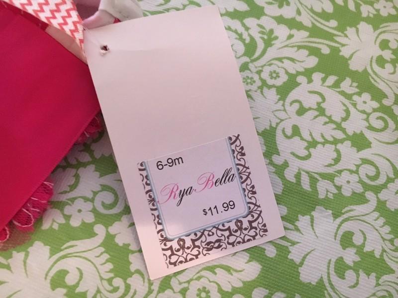 Pink White And Floral Baby Shoes And Headband 6–9 M Rya Bella