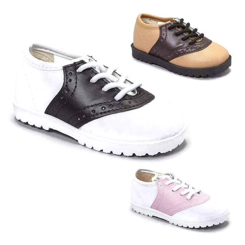 Pitter Patter Childrens Saddle Shoe Adorable Baby's First Shoe (Infant/Toddler)