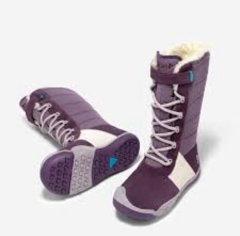 Plae Girls Winter Boots Rain Snow Purple Jack Waterproof Size 13