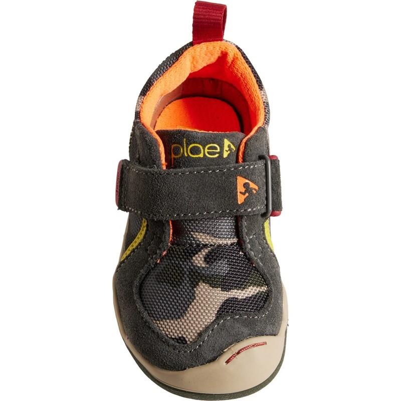 Plae Little Boys / Toddler Ty Sneakers - Leather - Raven / Camo *New In Box*