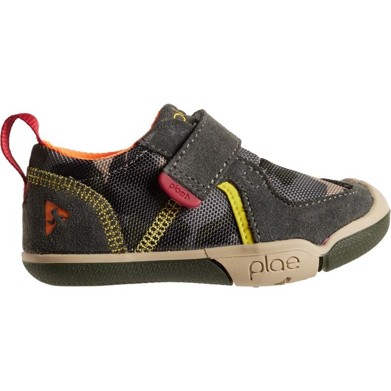 Plae Little Boys / Toddler Ty Sneakers - Leather - Raven / Camo *New In Box*