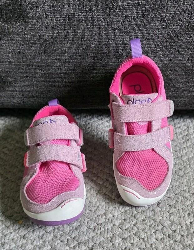 Plae TY Pink Dewberry Laceless Sneakers Little Kids Size 11.5