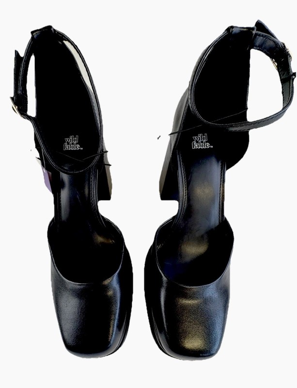 Platform Shoe Women Bianca Black Wild Fable Select Size 7 Or 8 NWT