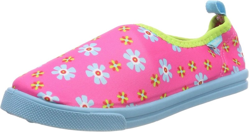 Playshoes Girl Bathing Shoes Swimming Shoes Aqua Shoes Flowers Pink 24/25 EUR