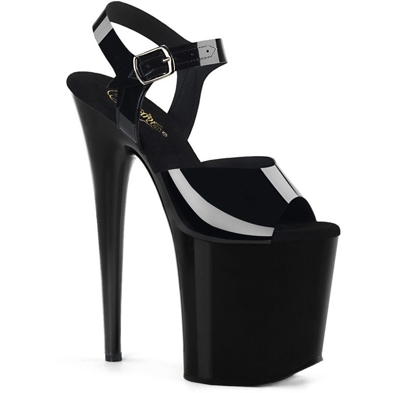 Pleaser 8" Heel 4" Pf Ankle Strap Sandals Adult Women Shoes Flamingo/808N