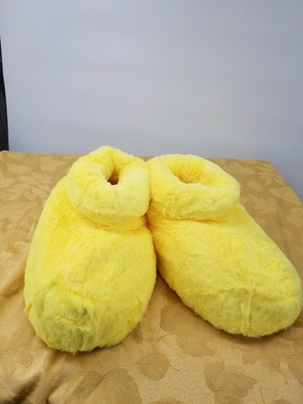 Plush Yellow Mickey Mouse Slipper Adult Slippers - Costume Mickey Clown S M L