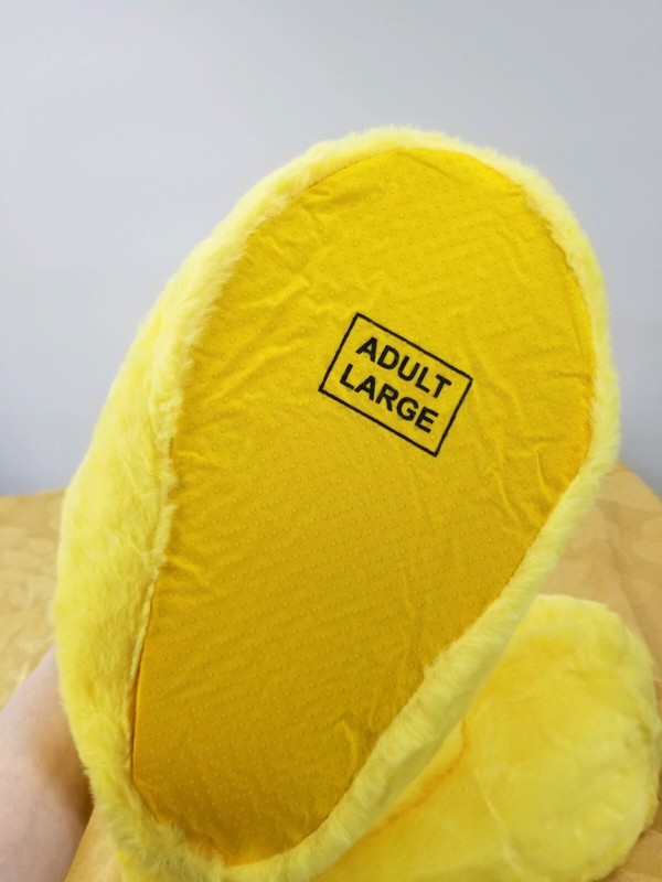 Plush Yellow Mickey Mouse Slipper Adult Slippers - Costume Mickey Clown S M L