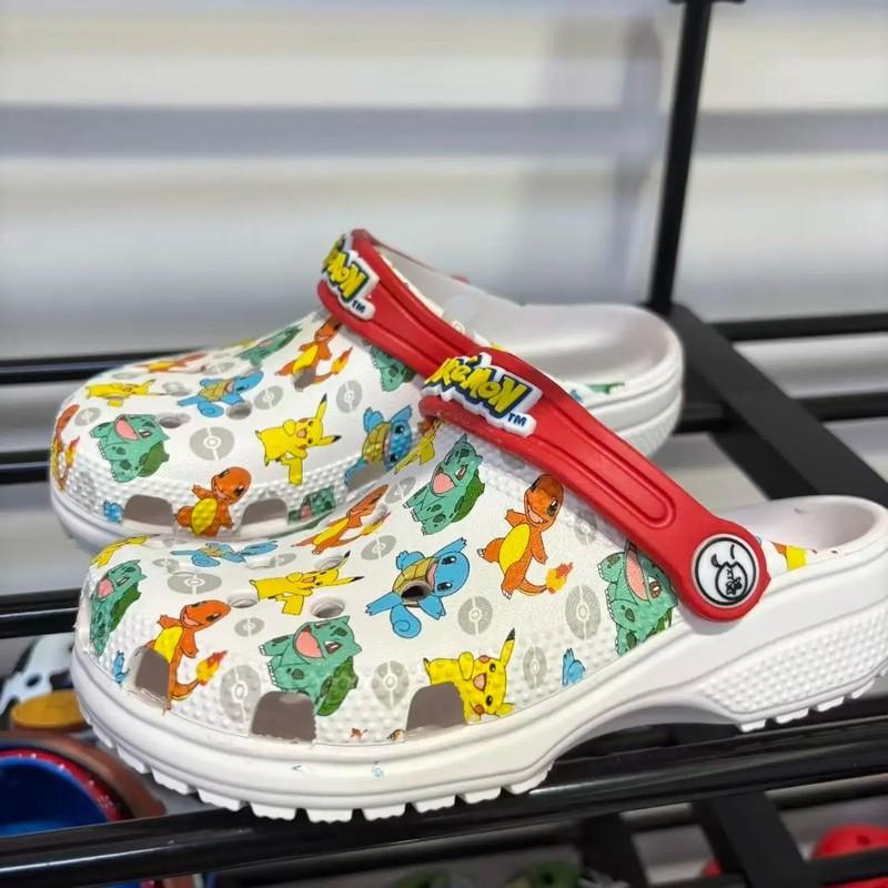 Pokémon Hole Sandals – Pikachu Squirtle Charmander Slippers Cute EVA Summer