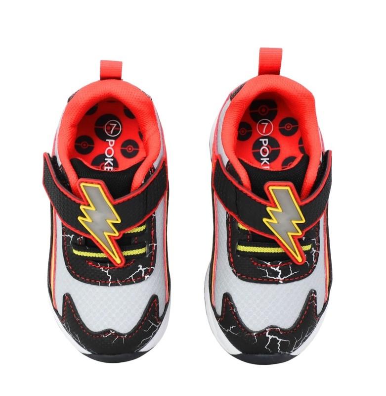 POKEMON Toddler Boys LIGHT UP Shoes NWT Sizes 5-11 Lightening Bolt Pikachu