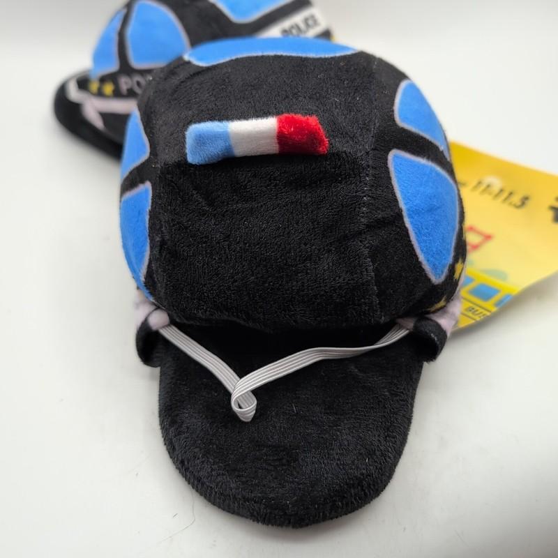 Police Car Toddlers Slippers Size Large 11-11.5 Toddler
