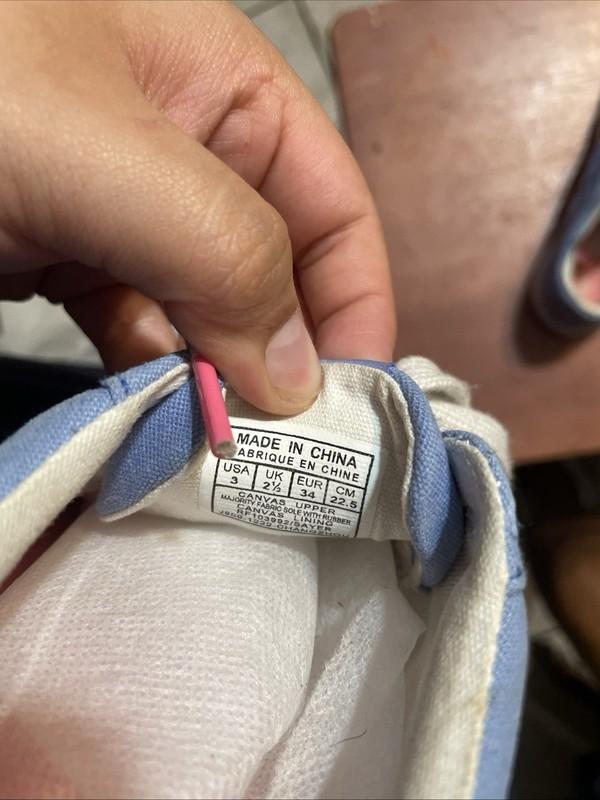 Polo Canvas Light Blue Size 3 Girls