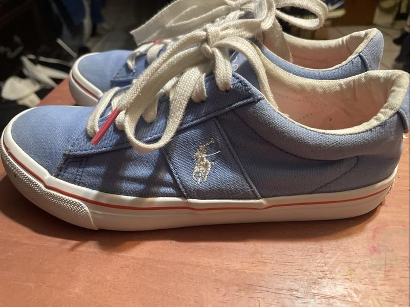 Polo Canvas Light Blue Size 3 Girls