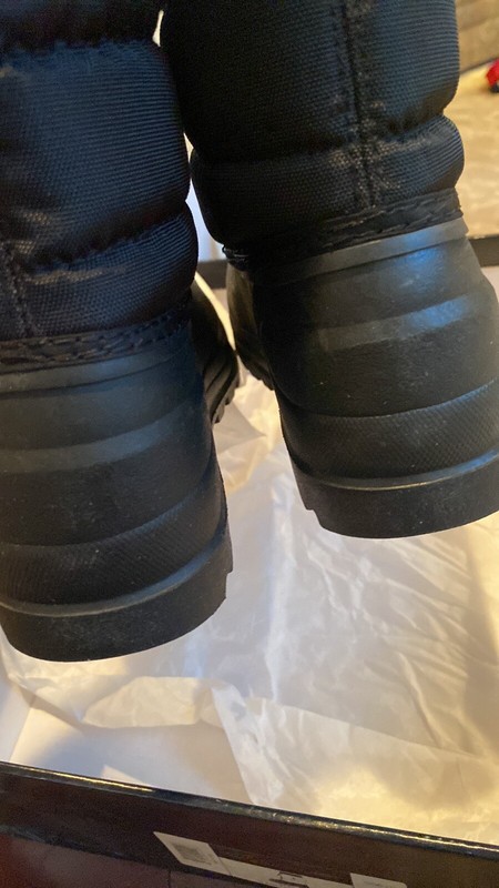 Polo Ralph Lauren Black Boots Boys Youth Vancouver Front Zip Kids 3 Winter Snow