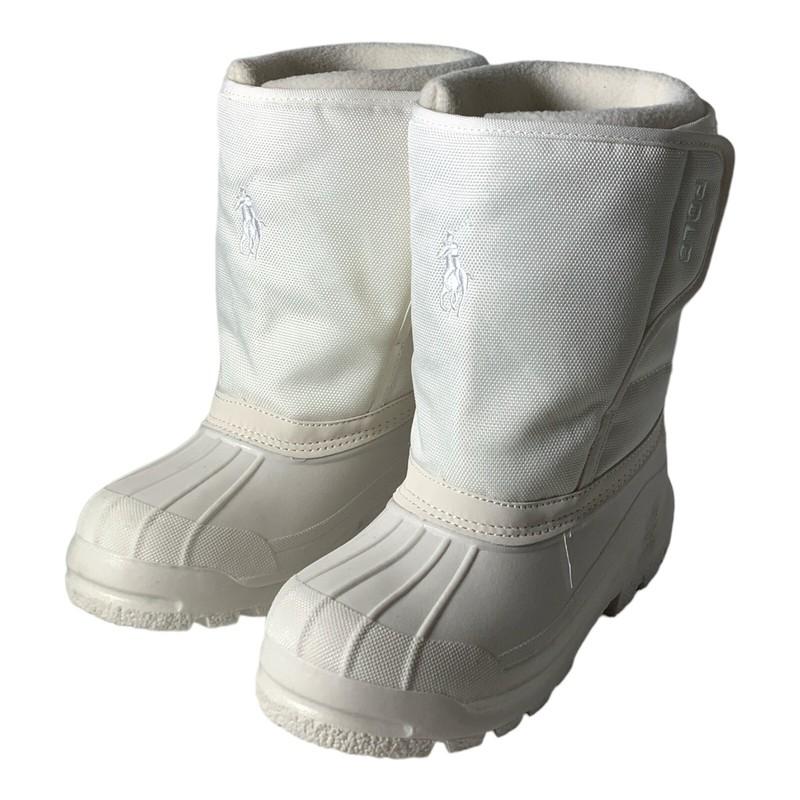Polo Ralph Lauren Harpyr EZ White Winter All Weather Waterproof Boots Kids 2