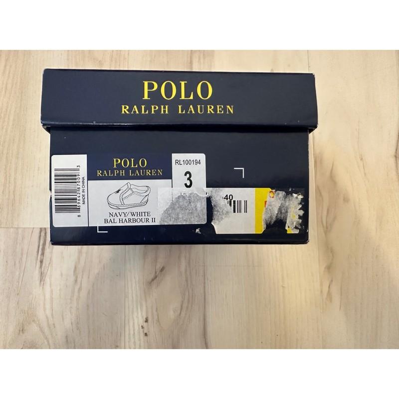 Polo Ralph Lauren Infant Baby Boy Navy Canvas Slip On Shoes Size 3