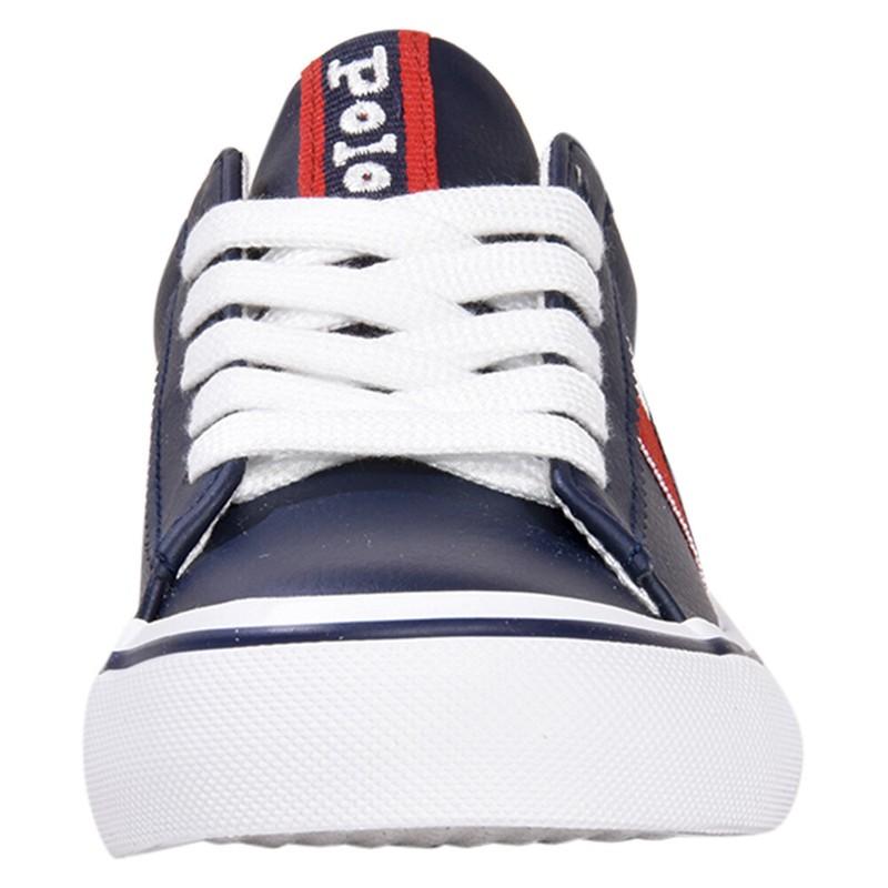 Polo Ralph Lauren Little/Big Boy's Westcott-II Sneakers Navy/Red/White Shoes