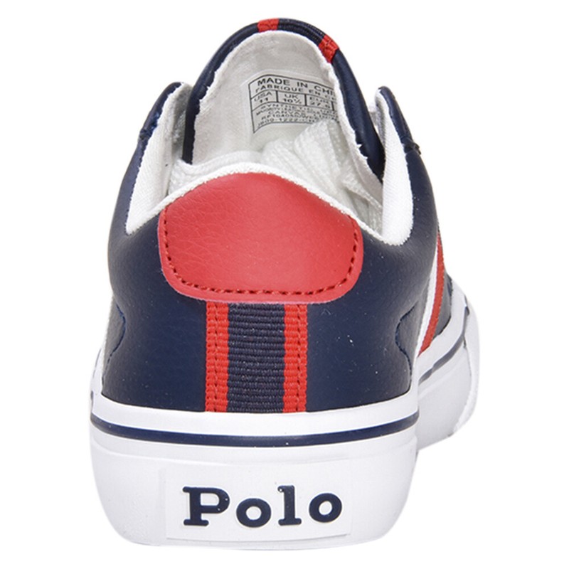 Polo Ralph Lauren Little/Big Boy's Westcott-II Sneakers Navy/Red/White Shoes