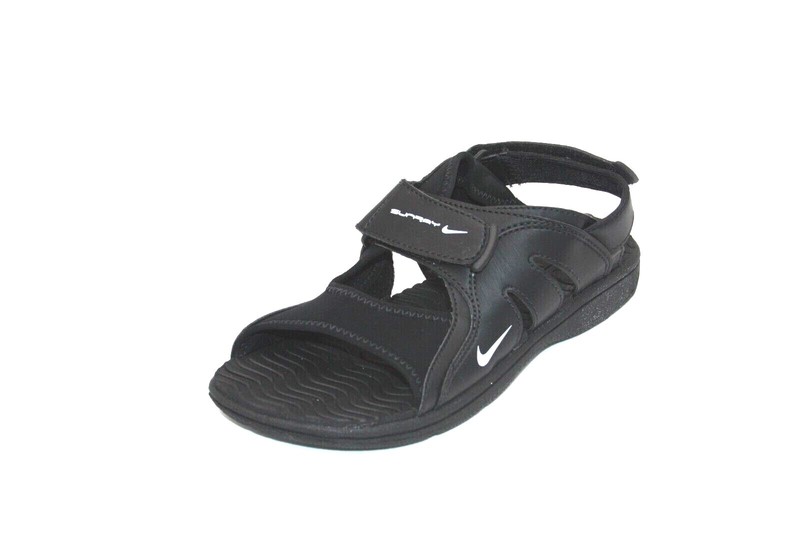PRE-SCHOOL KID'S NIKE SUNRAY ADJUST SANDAL 307951-011 BLACK/WHITE