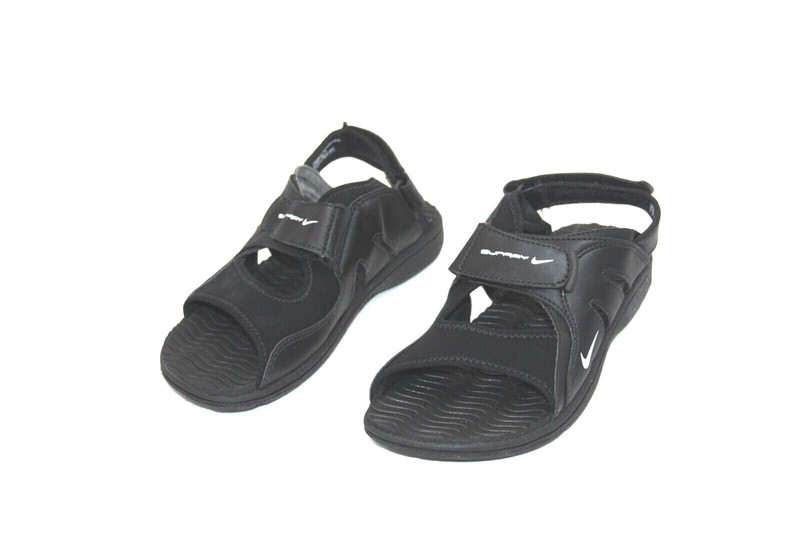 PRE-SCHOOL KID'S NIKE SUNRAY ADJUST SANDAL 307951-011 BLACK/WHITE