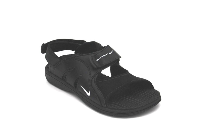 PRE-SCHOOL KID'S NIKE SUNRAY ADJUST SANDAL 307951-011 BLACK/WHITE