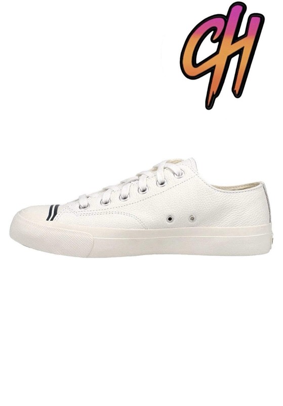 Pro-Keds Royal Lo Lace Up White Leather Shoes Sneaker