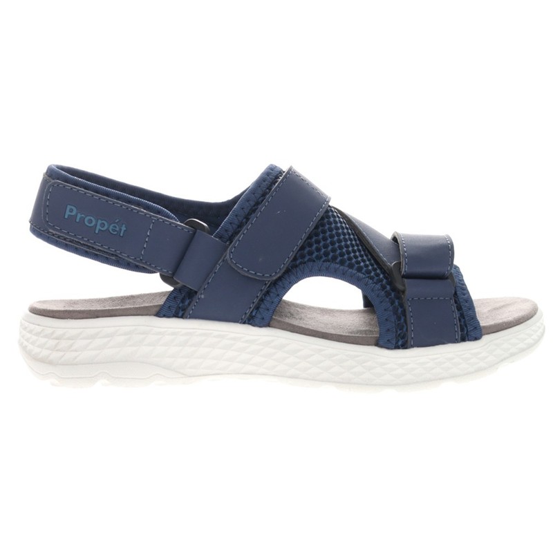 Propet Travelactiv Sport Slingback Strappy Womens Blue Casual Sandals WST013PNV