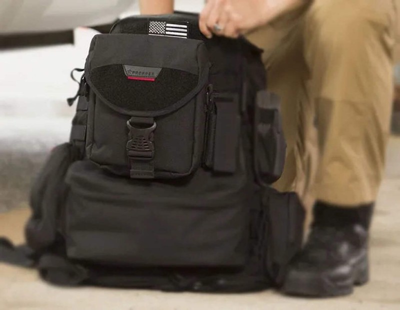 Propper F5656 Padded Pouch - BLACK - MOLLE Compatible - Binocular Case