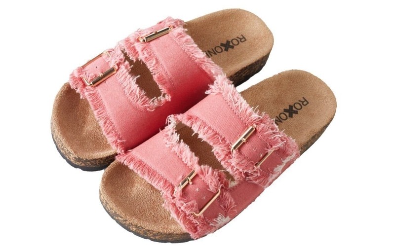 Pupeez Women's Comfort Flat Sandals Double Buckle Adjustable Straps Flat
