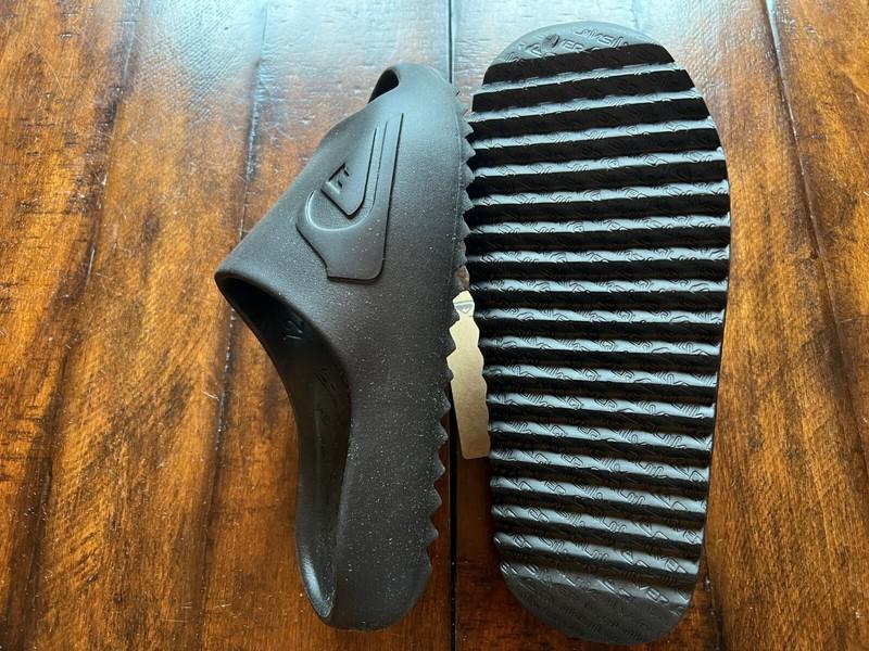 QUIKSILVER Men 11 Slides Cloudbreak Cloud Break Flip Flops Sandals Shoes BLACK