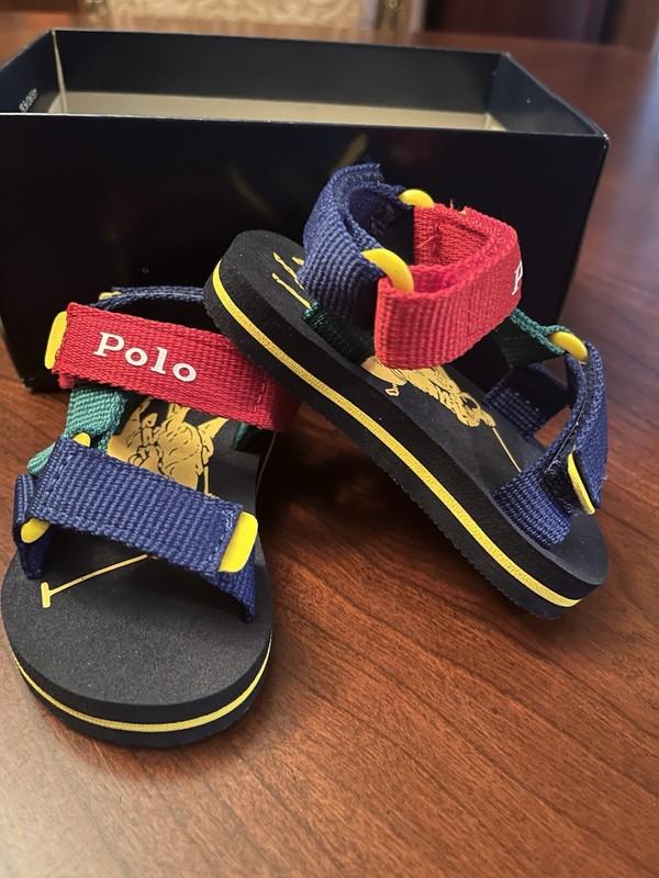 Ralph Lauren Polo New Haven Sandal Child Size 4 Toddler
