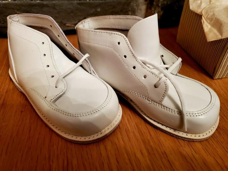 RARE Pussyfoots By Savage Vintage Leather Baby Shoes NEW OLD STOCK
