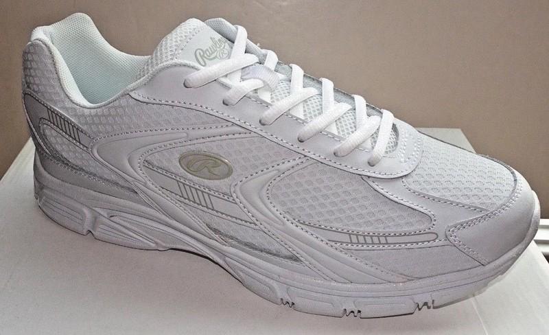 Rawlings Espy Men's Crosstrainers 81668-01 NWD White Sizes 6 to 19 D 2E 4E