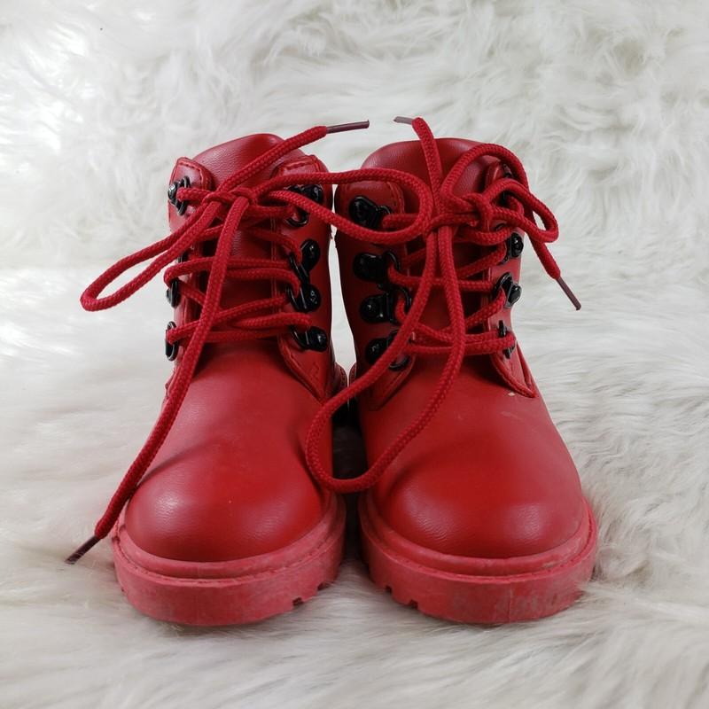 Red Casual Boots Toddler Size US 9