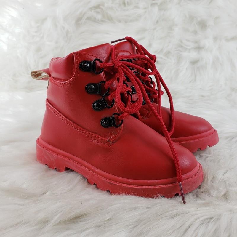 Red Casual Boots Toddler Size US 9